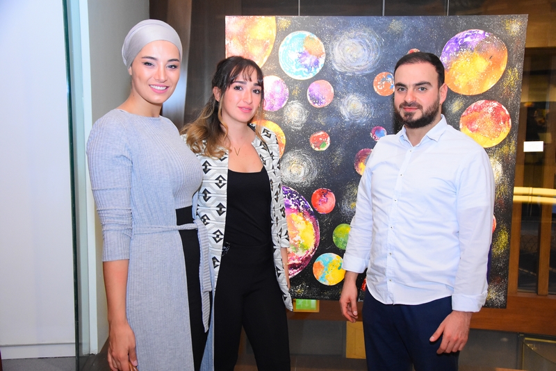 Conflicted Faces Exhibition by Fadwa Hamdan